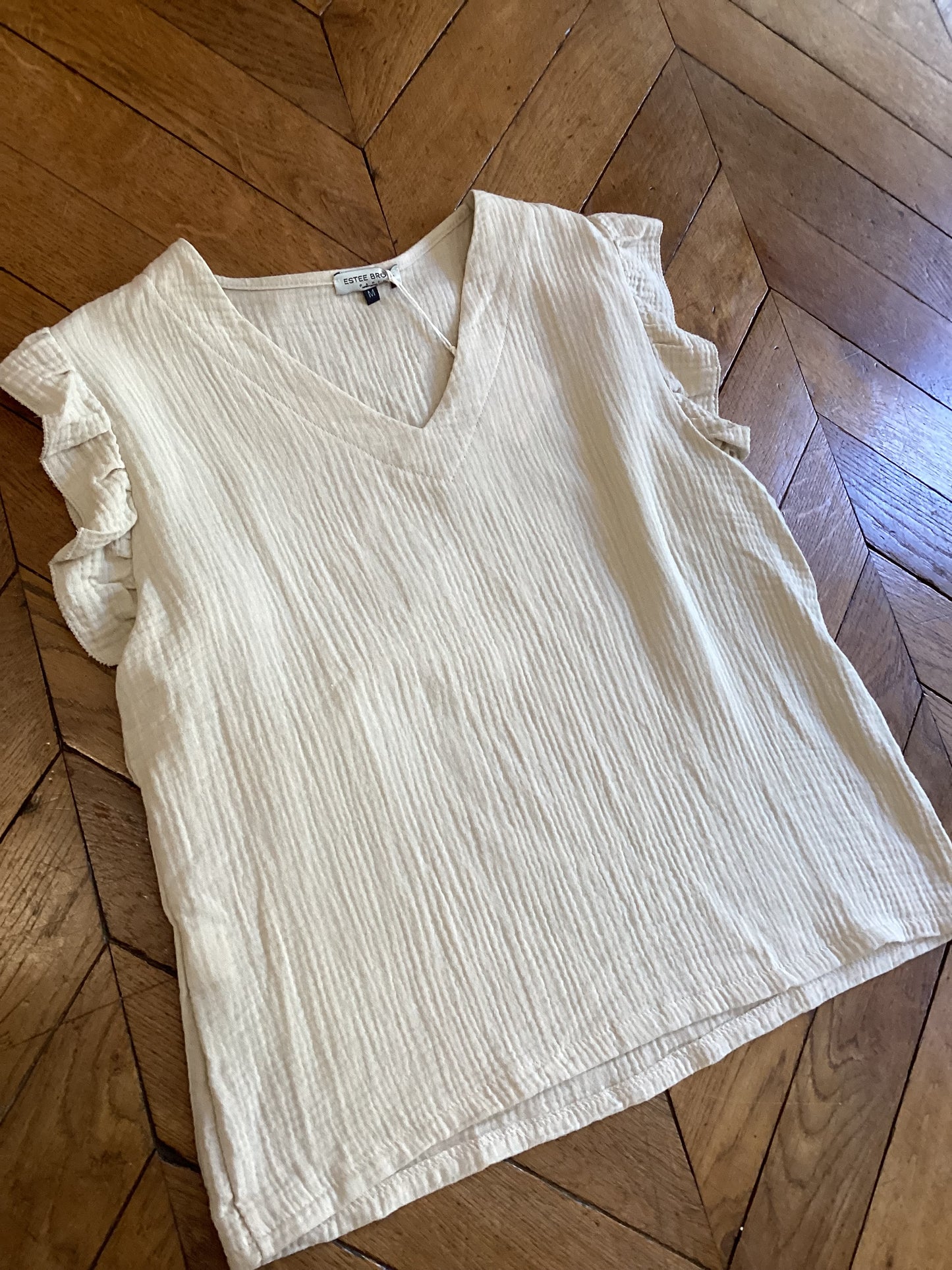 Blouse à manches volantes