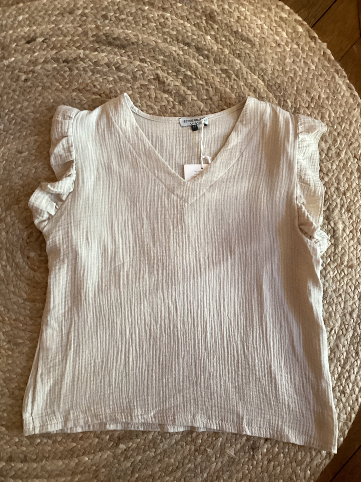 Blouse à manches volantes