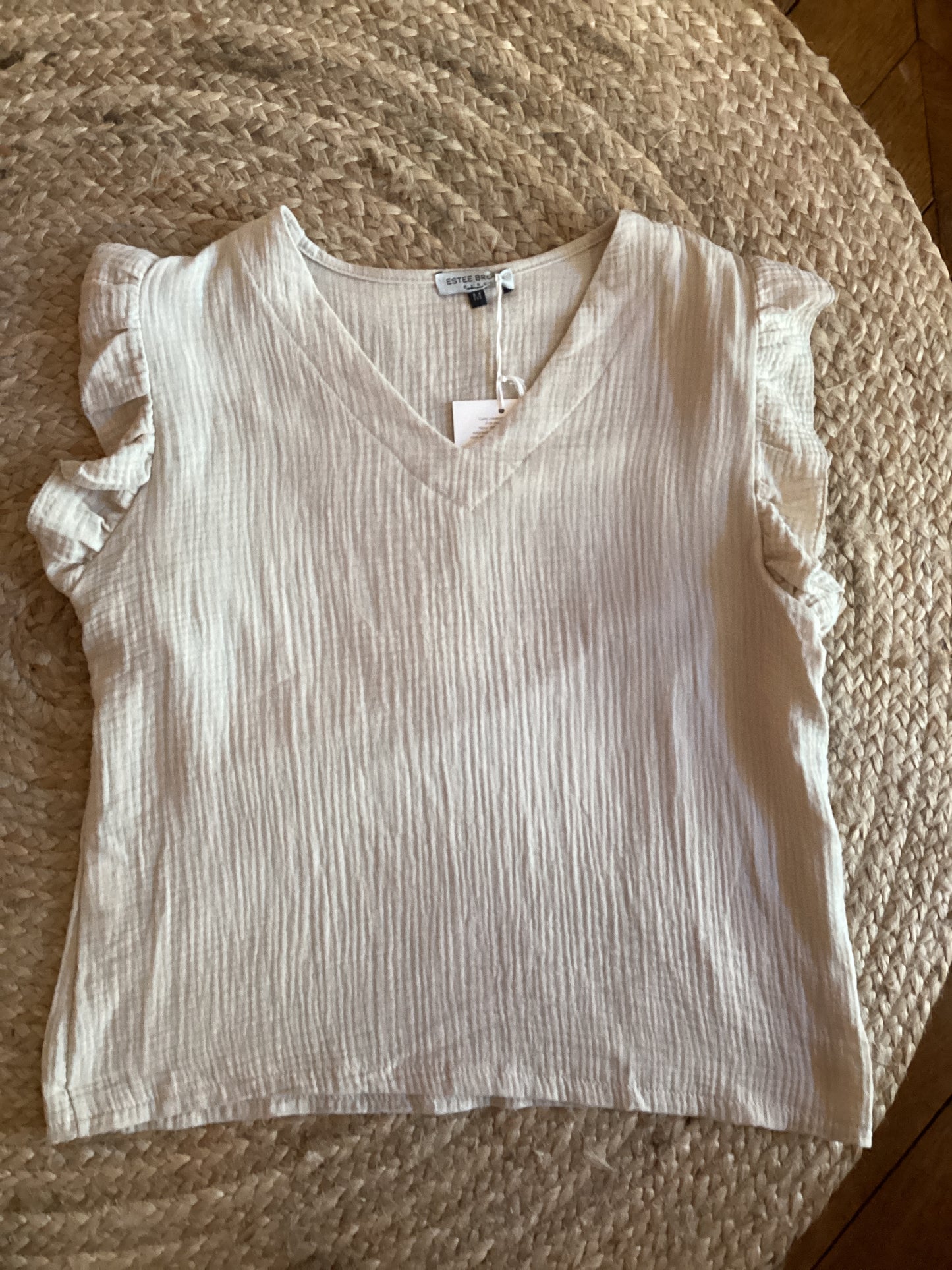 Blouse à manches volantes