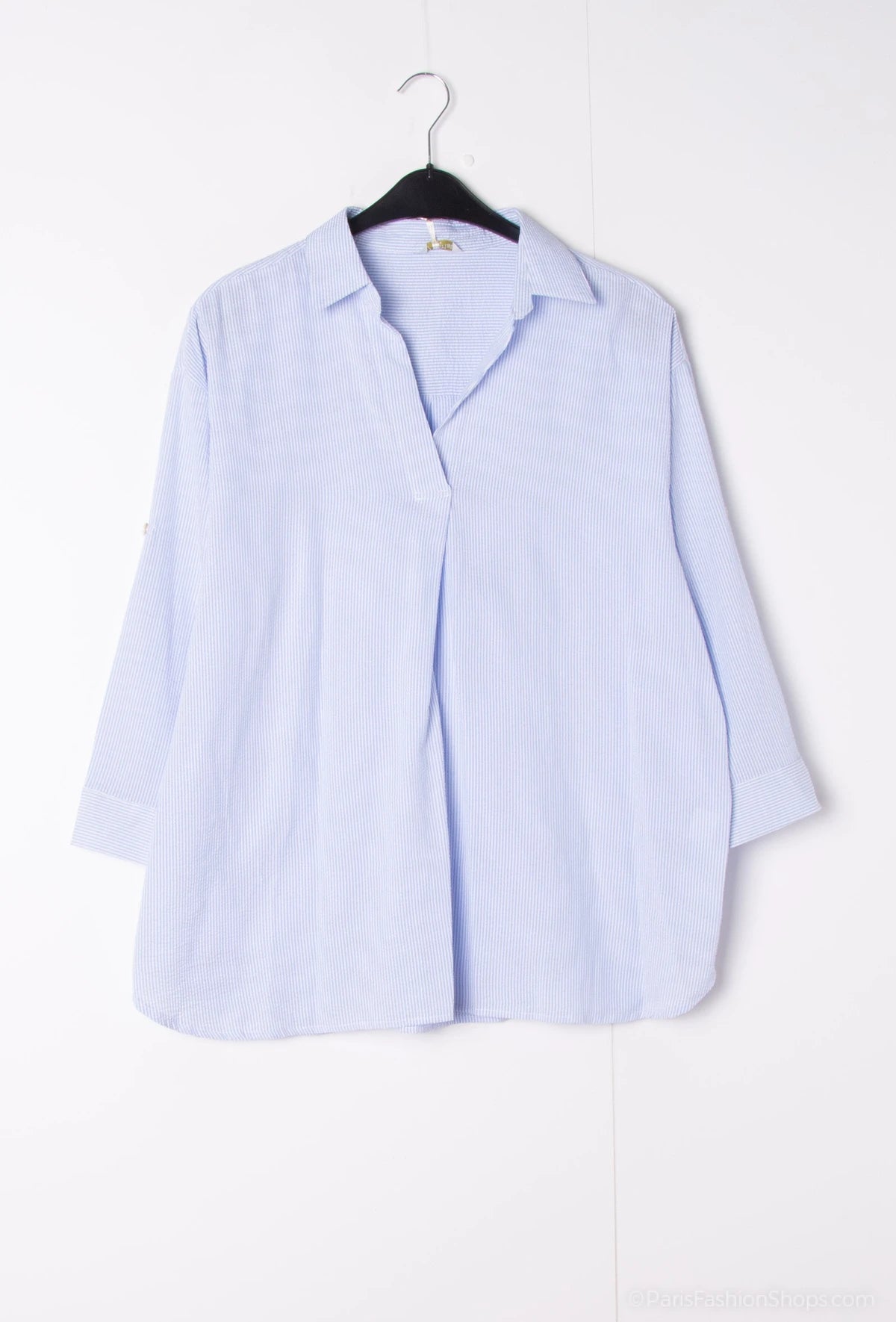 Blouse rayé bleu