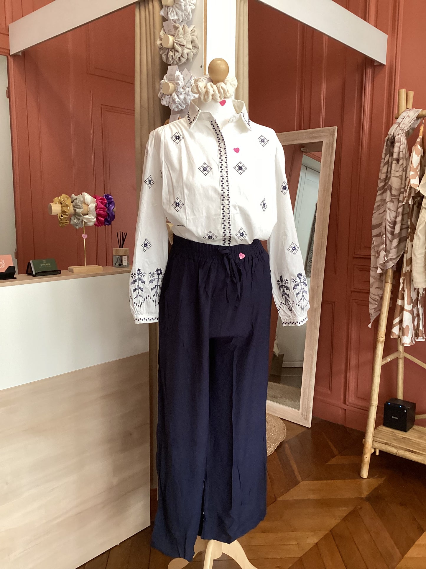Blouse fleuri bohème
