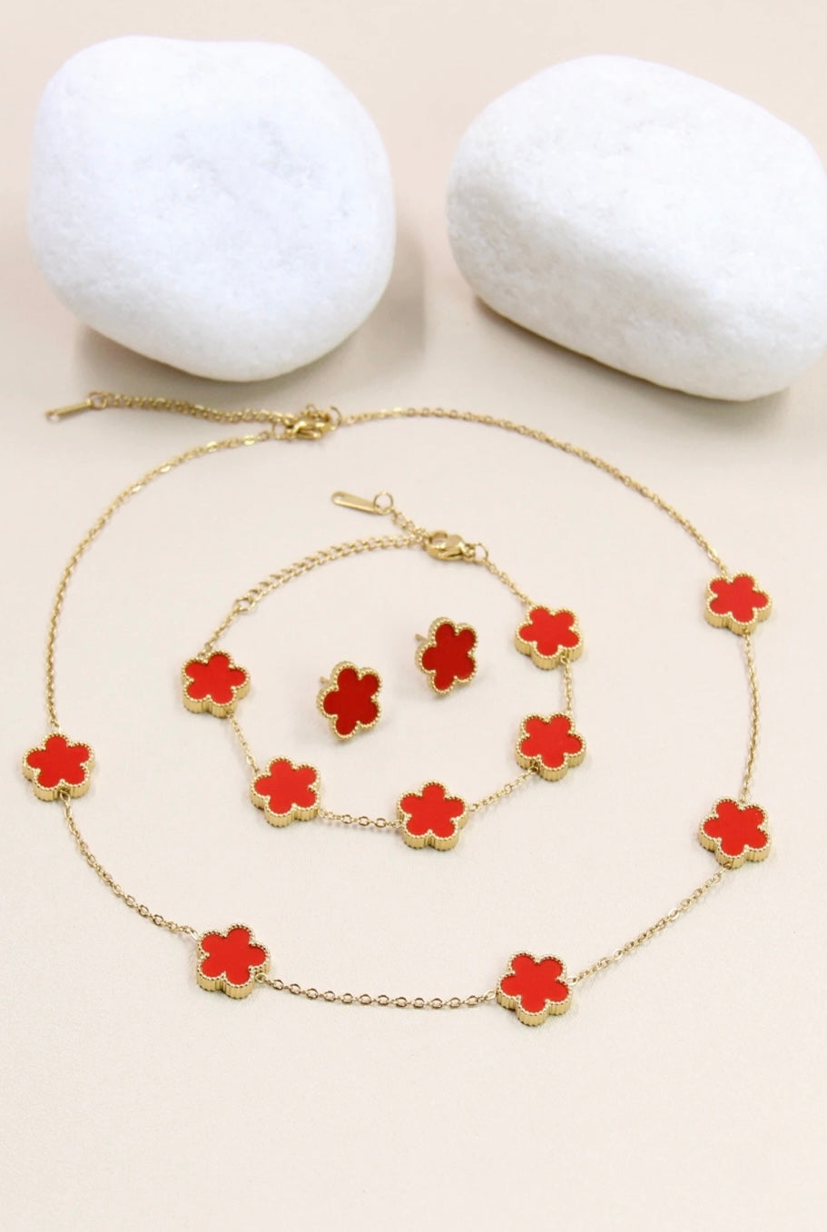 Bracelet Fleurs Dorées