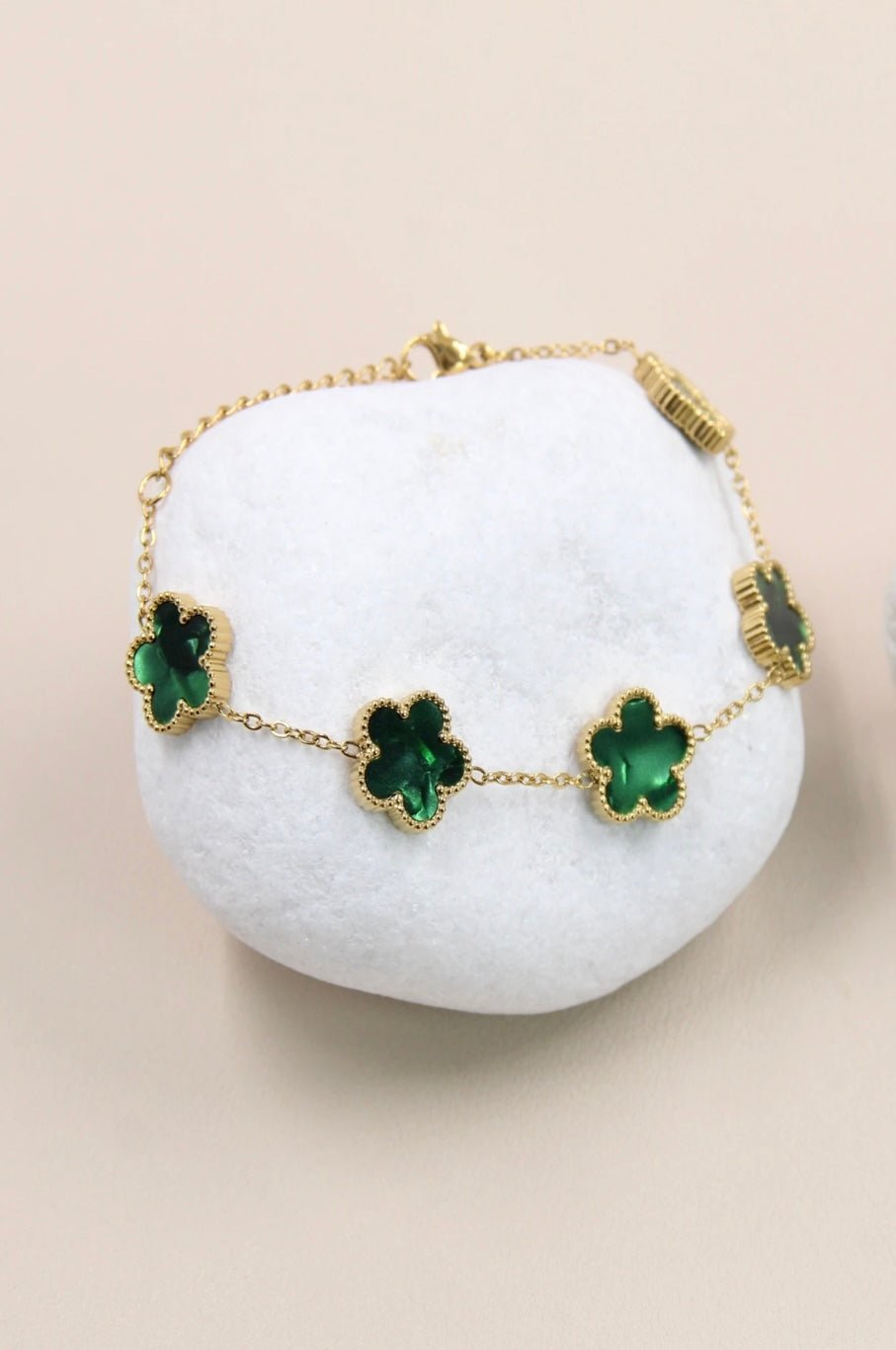 Bracelet Fleurs Dorées