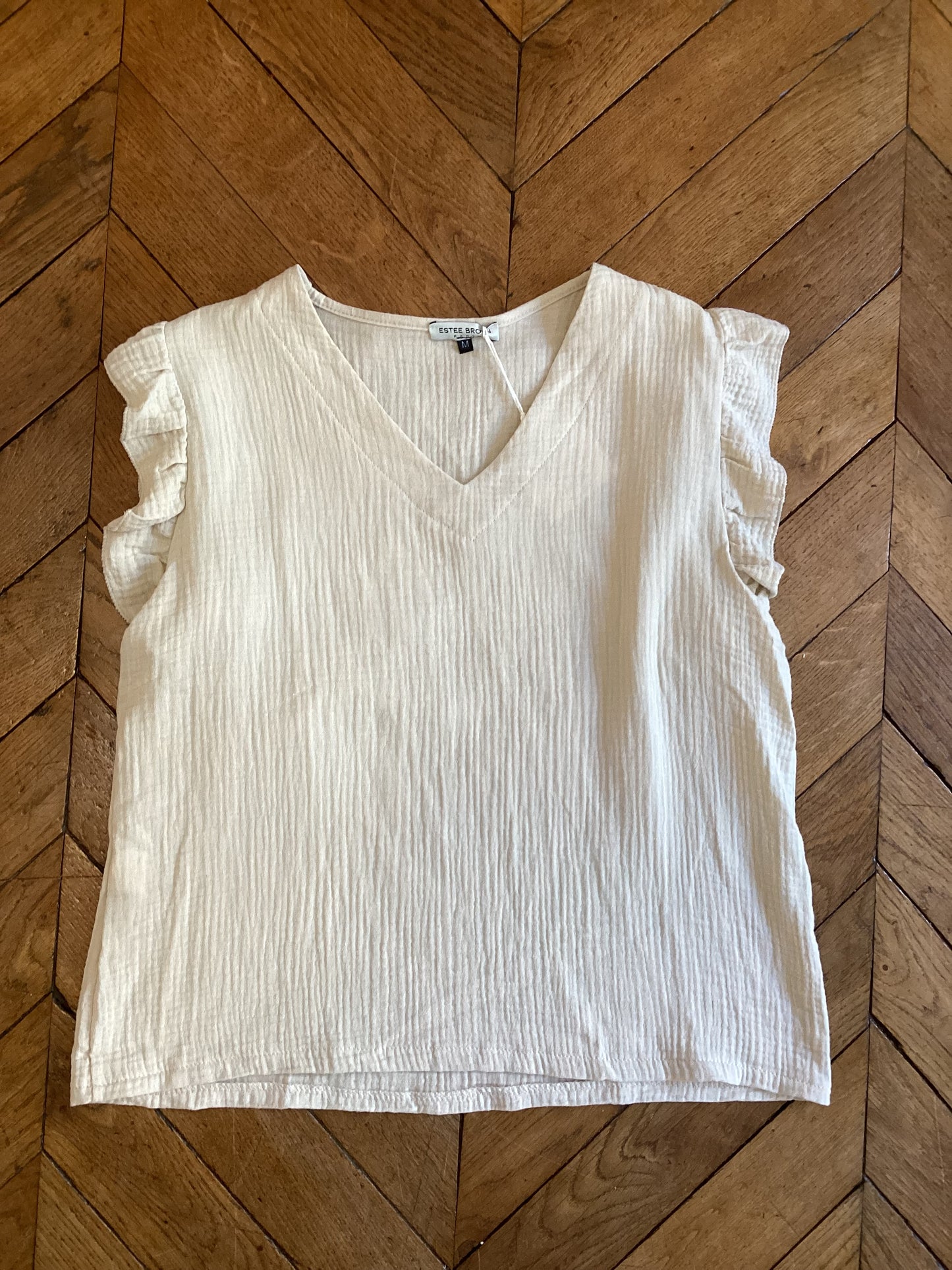 Blouse à manches volantes