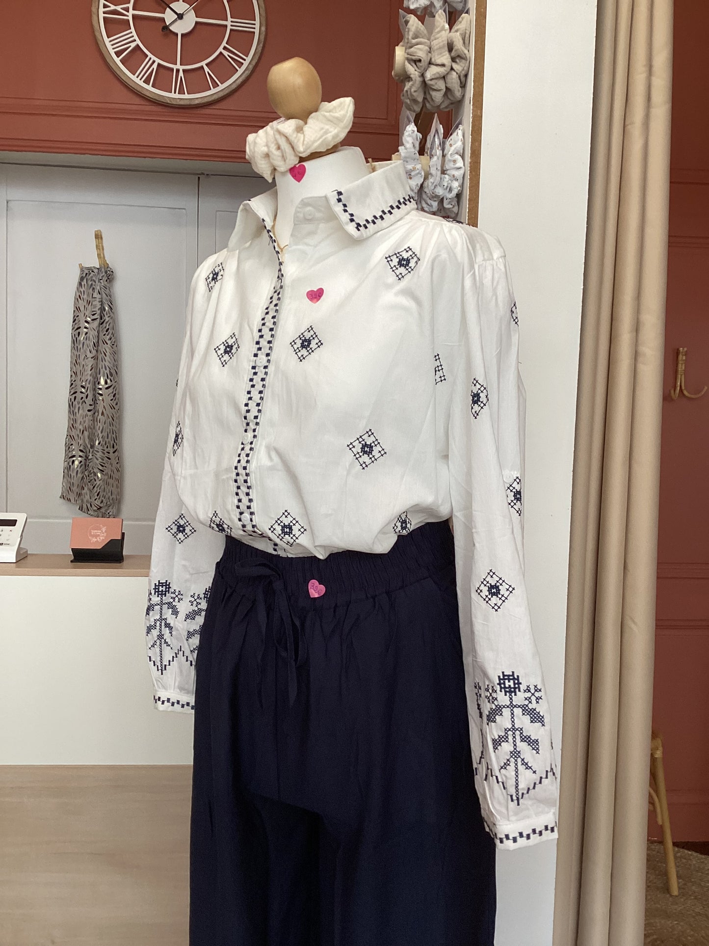 Blouse fleuri bohème