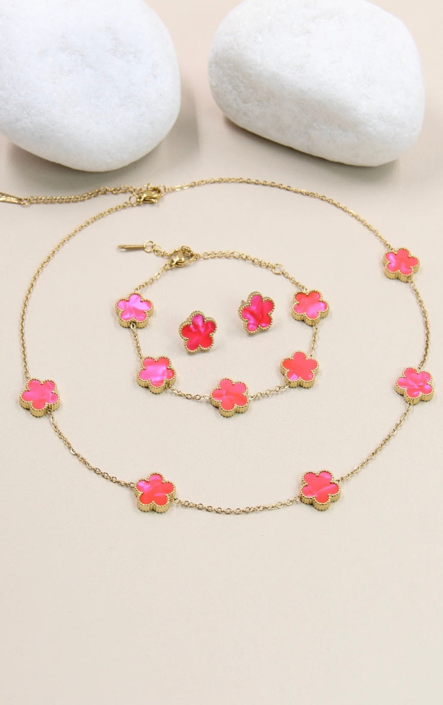 Bracelet Fleurs Dorées