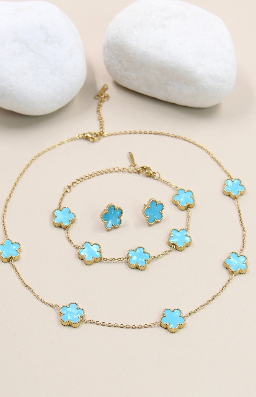 Bracelet Fleurs Dorées