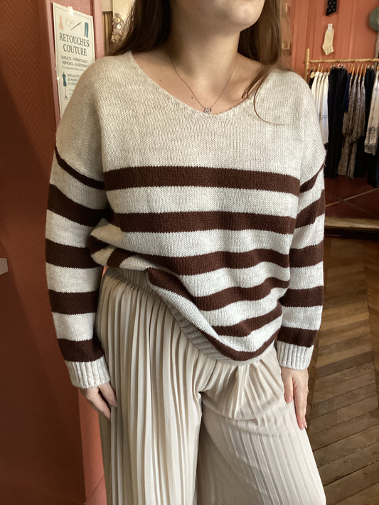 Pull Rayé Doudou