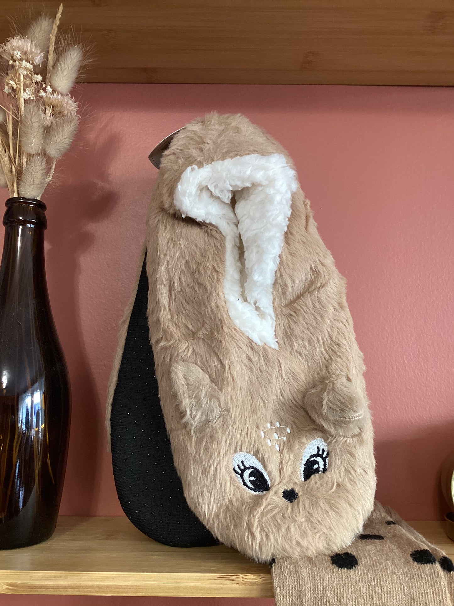 Chaussons peluche animaux