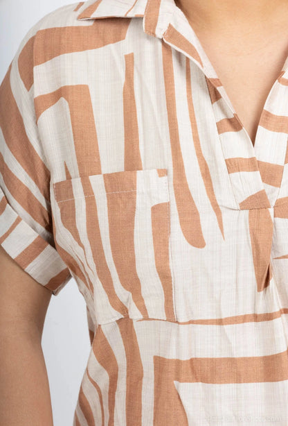 Blouse zèbre