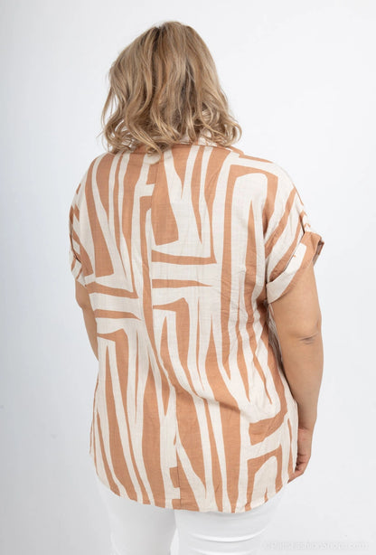 Blouse zèbre