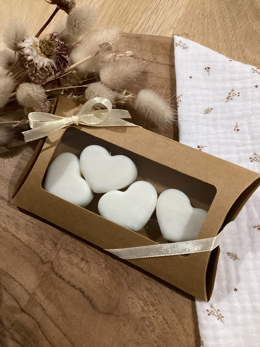 Coffret de 4 Fondants Parfumés - Parfum Fleur de Coton