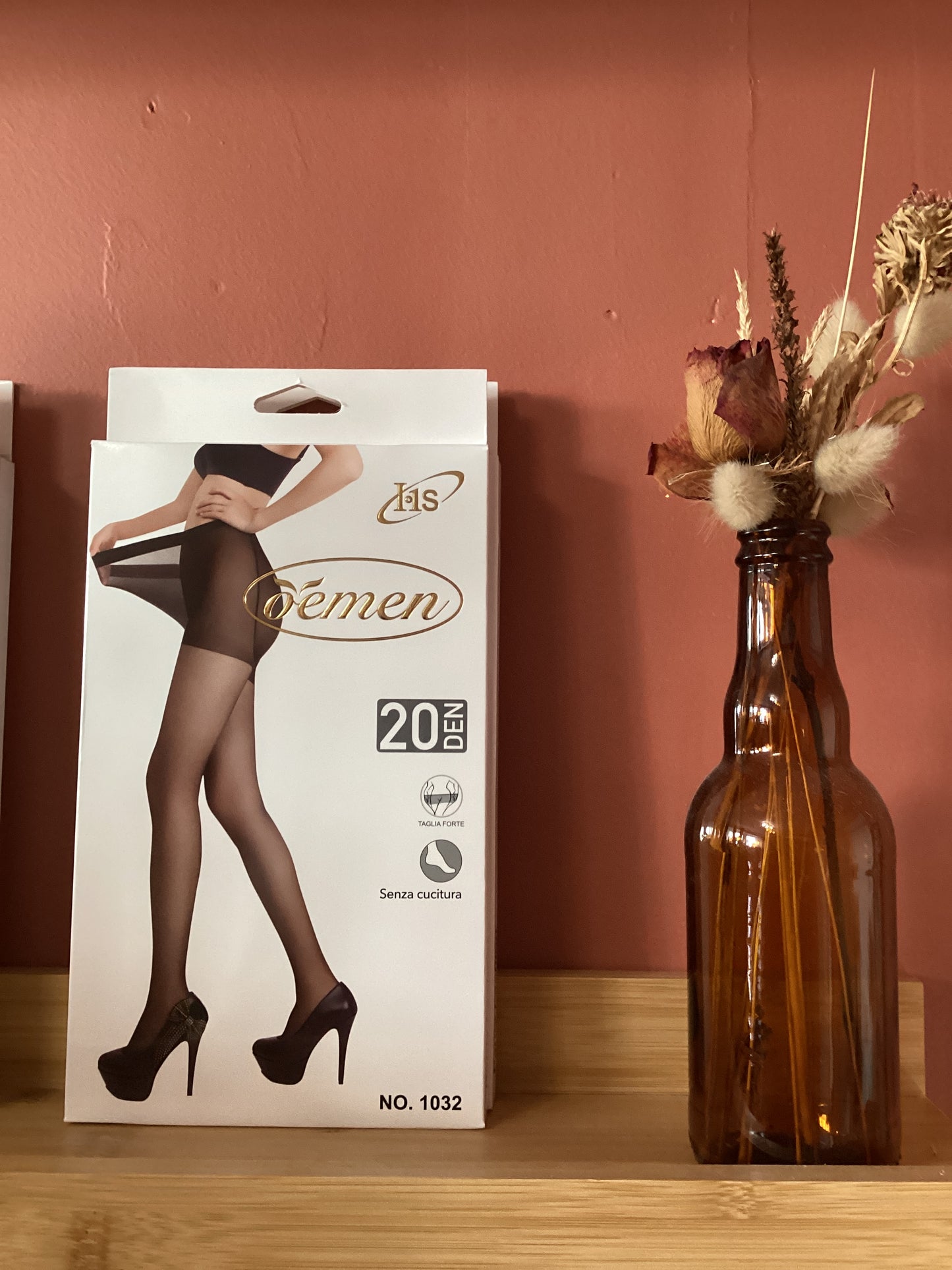 Collant transparent noir 20 DEN