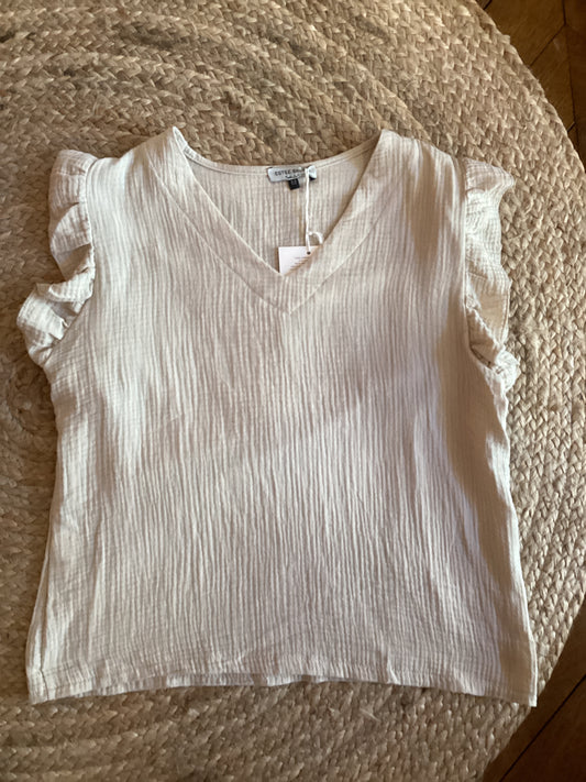 Blouse à manches volantes