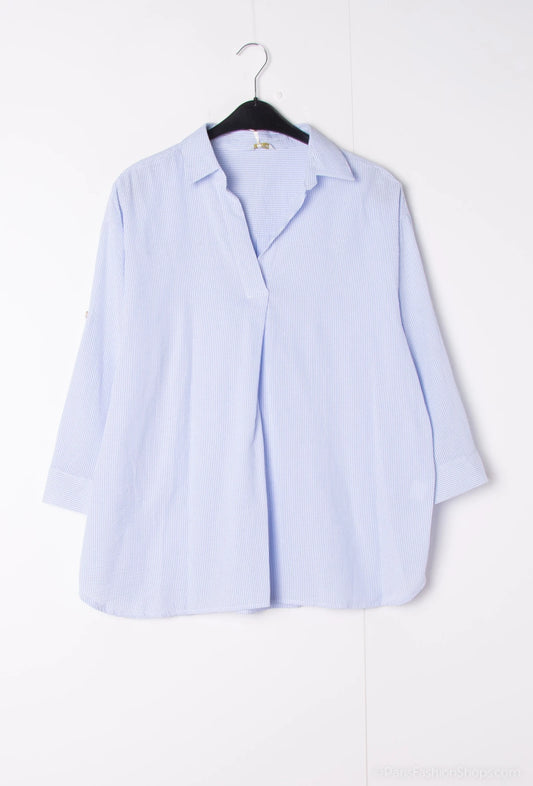 Blouse rayé bleu