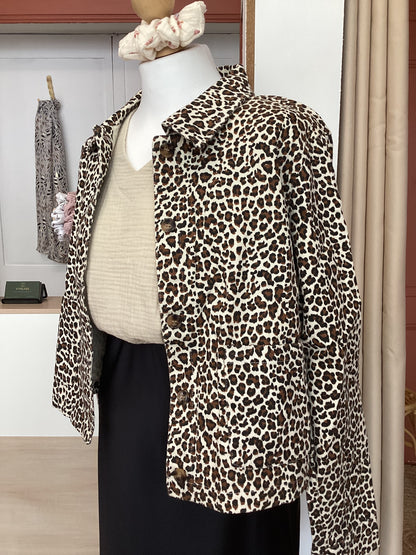 Veste imprimé léopard