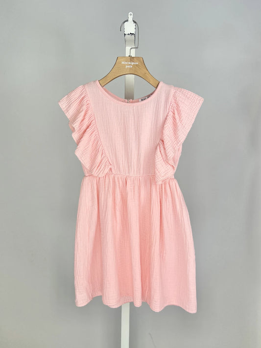 Robe à manches papillons