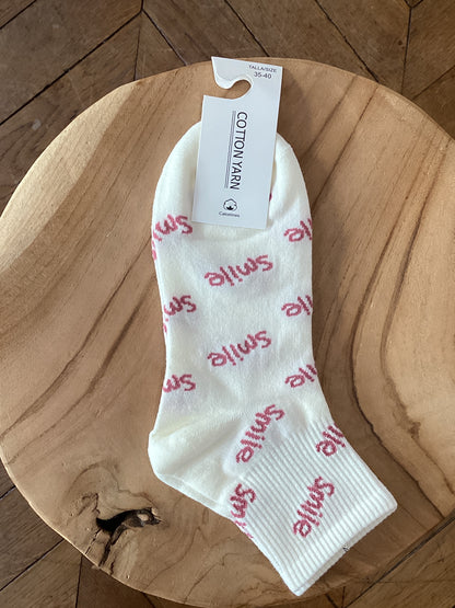 Chaussettes “Smile” en coton