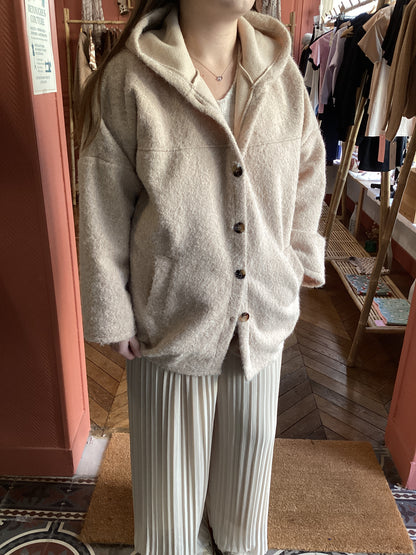 Le Manteau "Teddy" à Capuche