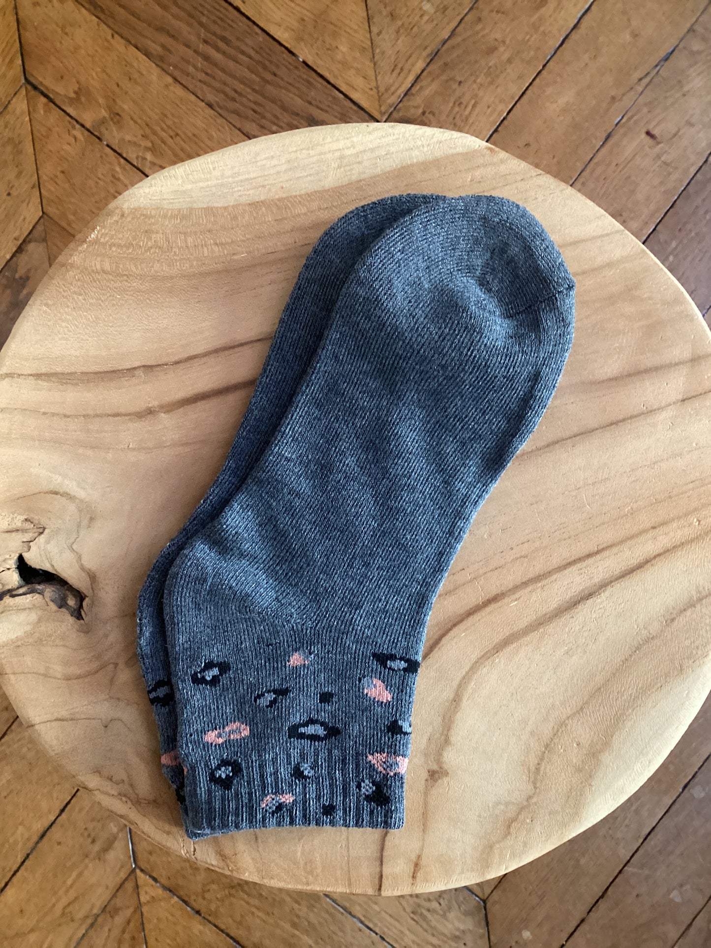 Chaussettes motif léopard
