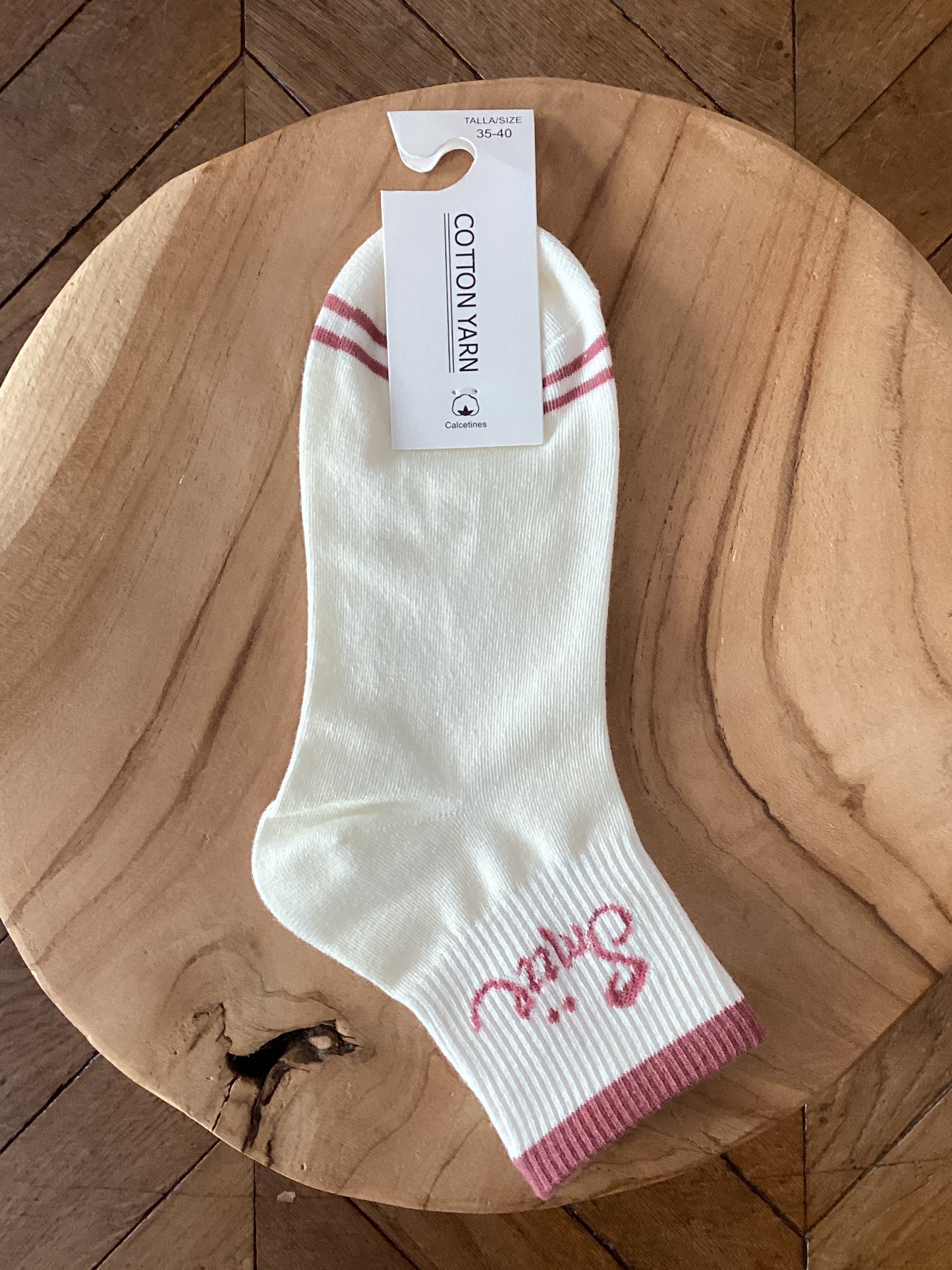 Chaussettes “Smile” en coton