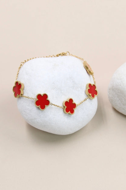 Bracelet Fleurs Dorées