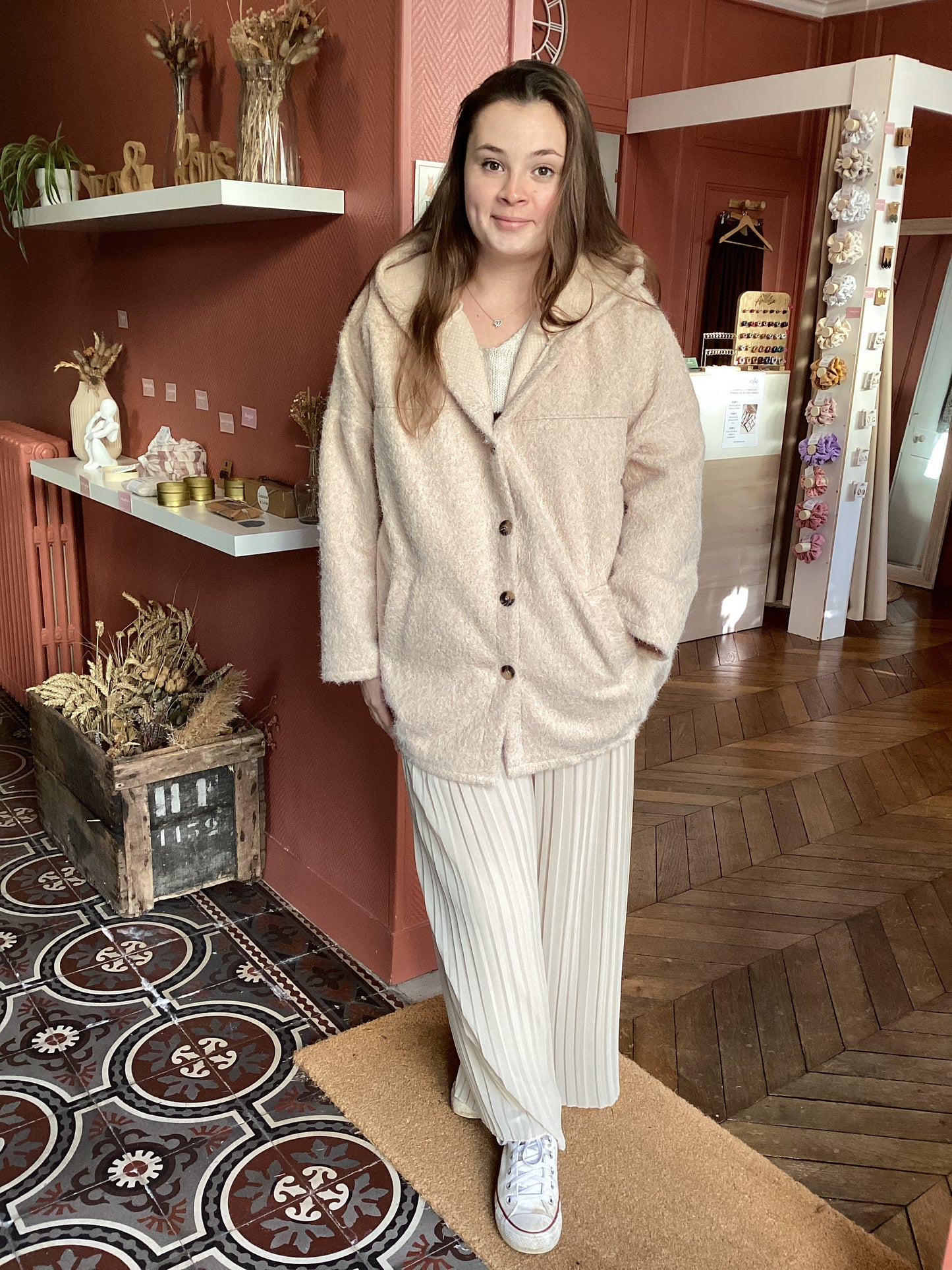 Le Manteau "Teddy" à Capuche