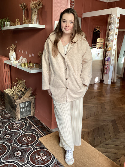 Le Manteau "Teddy" à Capuche