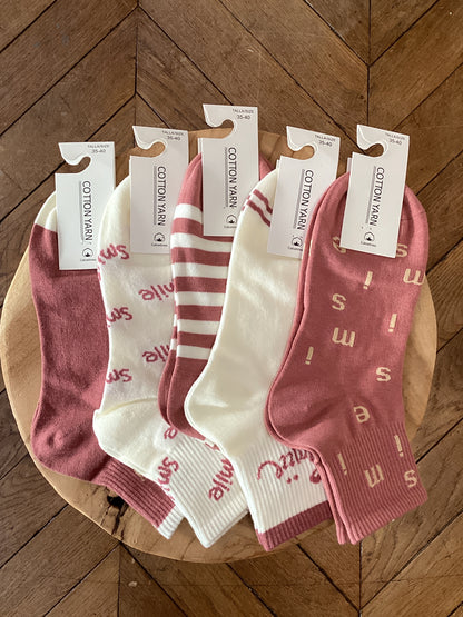 Chaussettes “Smile” en coton