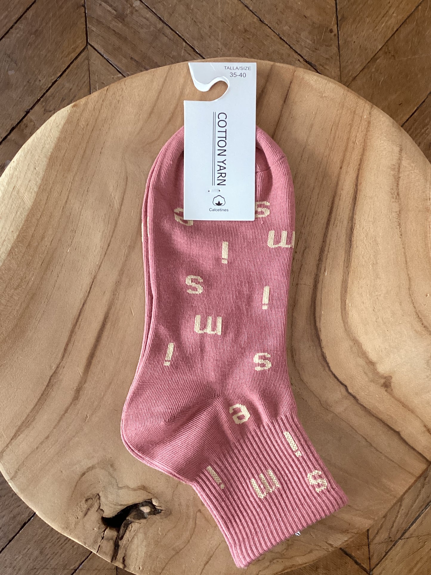 Chaussettes “Smile” en coton