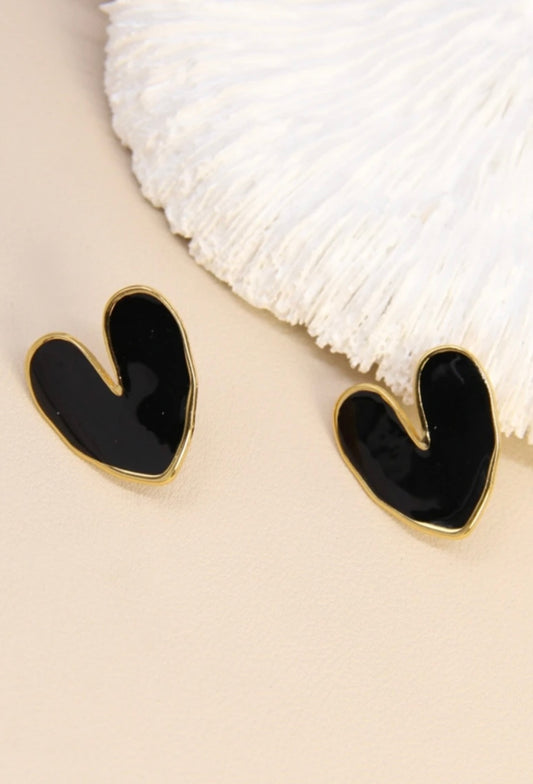 Boucles d'oreilles Cœur Doré