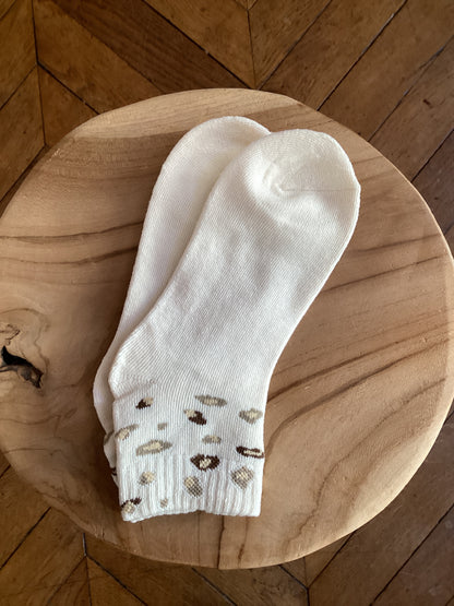 Chaussettes motif léopard