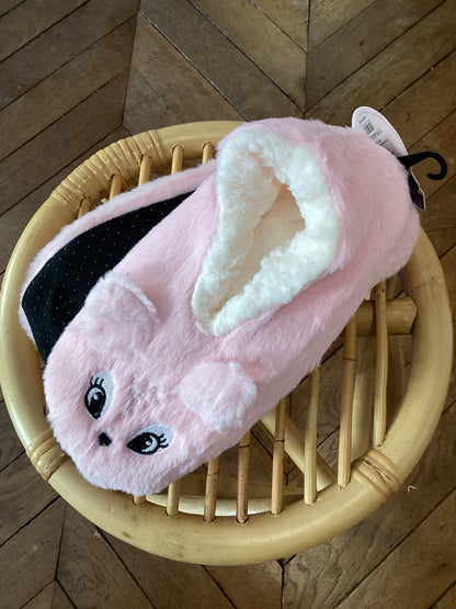 Chaussons peluche animaux