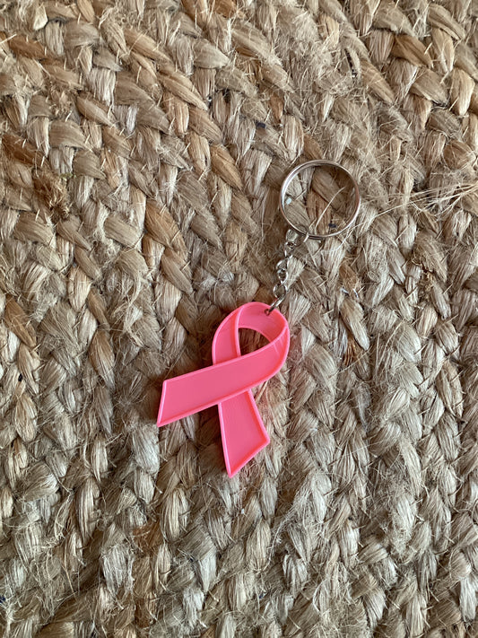 Porte-clé Ruban Rose – Édition Octobre Rose 🔑