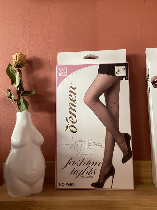 Collant à pois 20 deniers