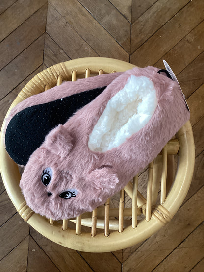 Chaussons peluche animaux